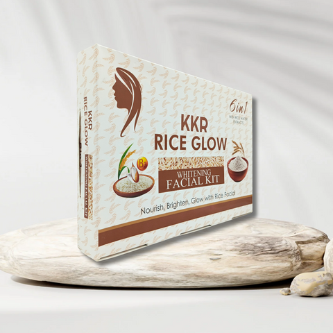 KKR Rice Glow Whitening Facial Kit 6 in 1