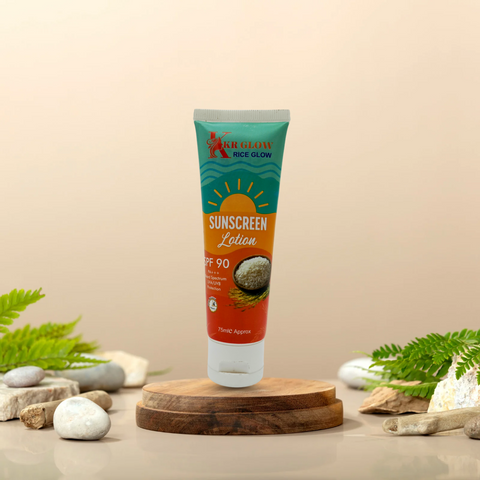 KKR Glow Rice Glow Sunscreen Lotion SPF 90