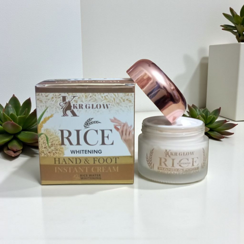 KKR Glow Rice Whitening Hand And Foot Instant Cream – Premium Italian Formula