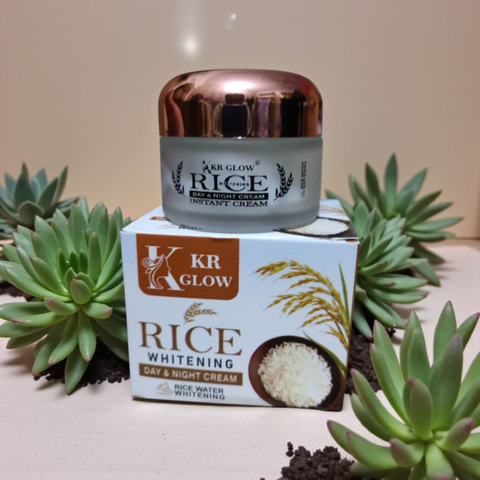KKR Glow Rice Whitening Day &amp; Night Cream – Instant Radiance, Anytime!