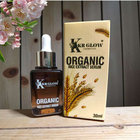 KKR Glow Organic Rice Extract Serum – Brightening &amp; Hydrating Elixir (30ml)