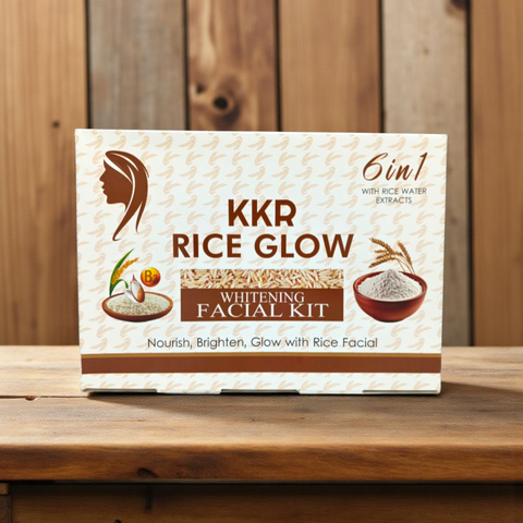 KKR Rice Glow Whitening Facial Kit 6 in 1