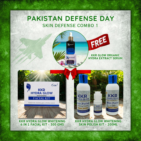 ✨ KKR Hydra Glow Skin Defense Combo 1 – Premium Italian Skincare (Limited Defense Day Edition + FREE Serum) ✨