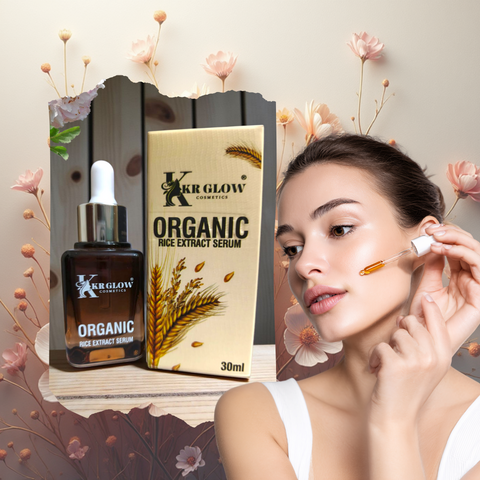 KKR Glow Organic Rice Extract Serum – Brightening &amp; Hydrating Elixir (30ml)