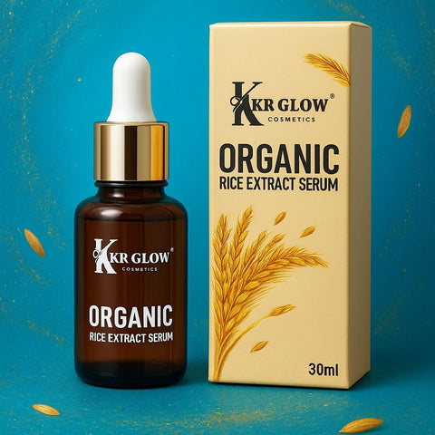 KKR Glow Organic Rice Extract Serum – Brightening &amp; Hydrating Elixir (30ml)