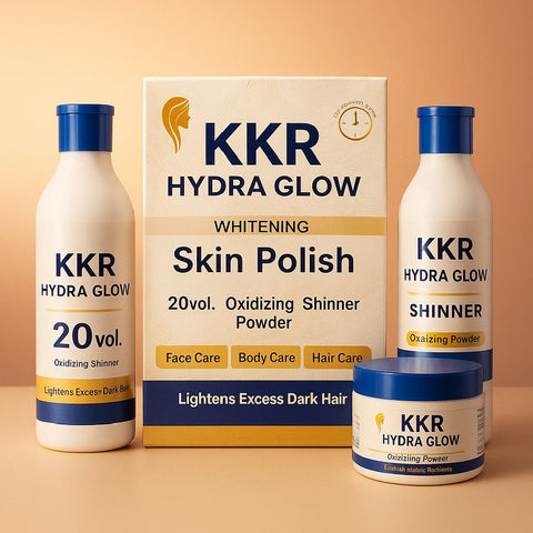 KKR Hydra Glow Whitening Skin Polish Kit (With Hydra Glow Serum)– 200ml