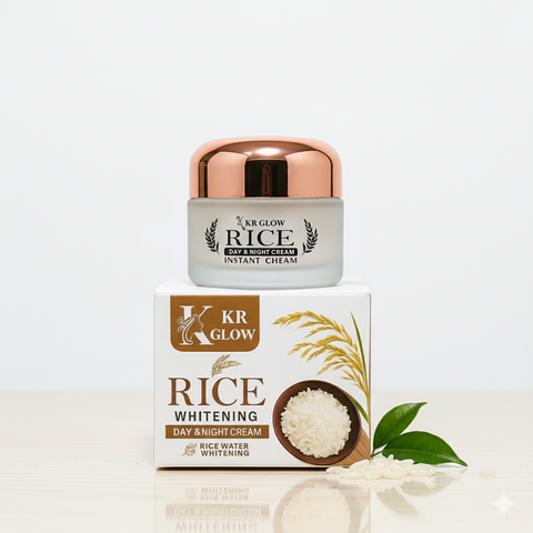 KKR Glow Rice Whitening Day &amp; Night Cream – Instant Radiance, Anytime!